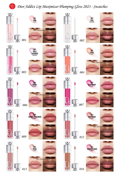 dior lip maximizer douglas|dior lip gloss color chart.